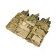 Open Top M4/M16 Triple Mag Pouch Multicam: *MA27-008